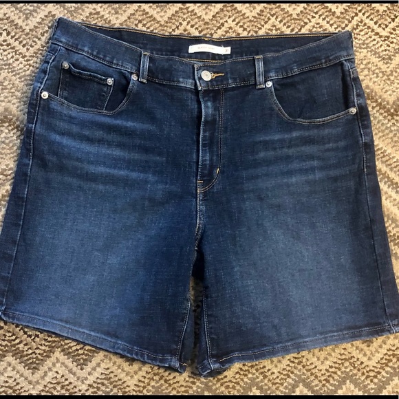 Levi's Pants - Levi’s High Waist Stretch Jeans Shorts 31 34x7